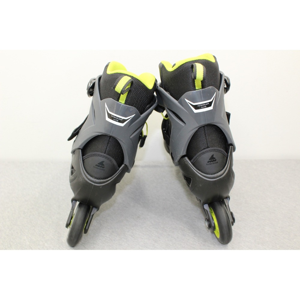 Rollerblade Inline Skates Mens 10 Black Zetrablade Elite Fitness 80mm Wheels View 5